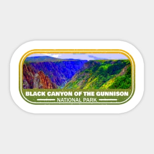 Black Canyon of the Gunnison National Park, America Sticker